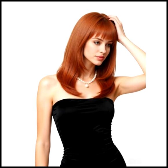 Long Layered Curly Synthetic Wig Heat Resistant Fiber Natural Stylist Design